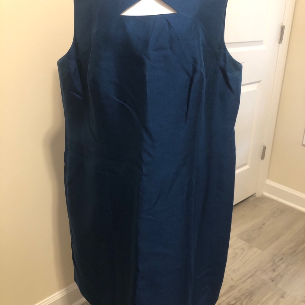 Talbots Midnight Blue Sleeveless Dress